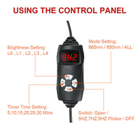 NEW LED Red Light Belt 660nm&850nm Infrared Light Therapy Pad for Body Fatigue Deep Therapy for Back Knee Hands Feet Relief