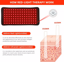 NEW LED Red Light Belt 660nm&850nm Infrared Light Therapy Pad for Body Fatigue Deep Therapy for Back Knee Hands Feet Relief