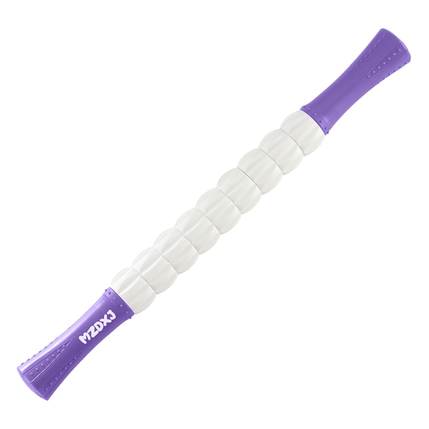 Muscle Roller Massage Roller Stick- Deep Tissue Fascia Blaster for Myofascial Pain Relief, Lymphatic Drainage & Body Sculpting, Handheld Physical Therapy & Recovery Tool (Purple Black-18 inch)