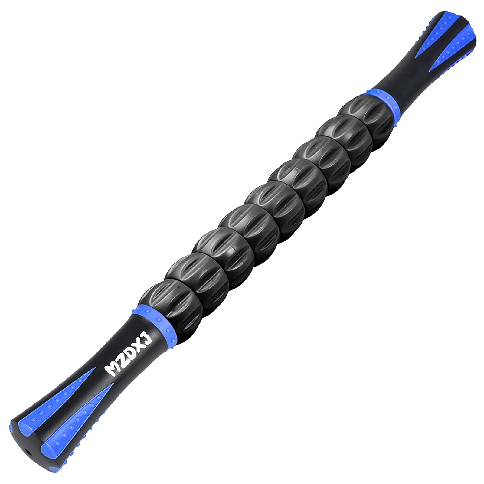 Muscle Roller Massage Roller Stick- Deep Tissue Fascia Blaster for Myofascial Pain Relief, Lymphatic Drainage & Body Sculpting, Handheld Physical Therapy & Recovery Tool (Purple Black-18 inch)