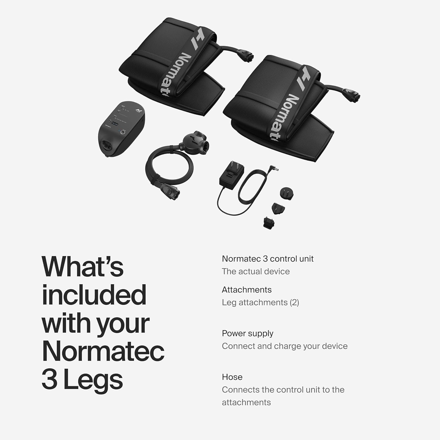 Hyperice Normatec 3 - Recovery System with Patented Dynamic Compression Massage Technology (Normatec 3 Standard Size Legs)