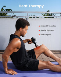 RENPHO Active Thermacool 2 Massage Gun with Heat and Cold, [2026 Upgraded] Percussion Deep Tissue Handheld Neck Massager, FSA Approved, Muscle Masajeador for Men Women Athletes HSA
