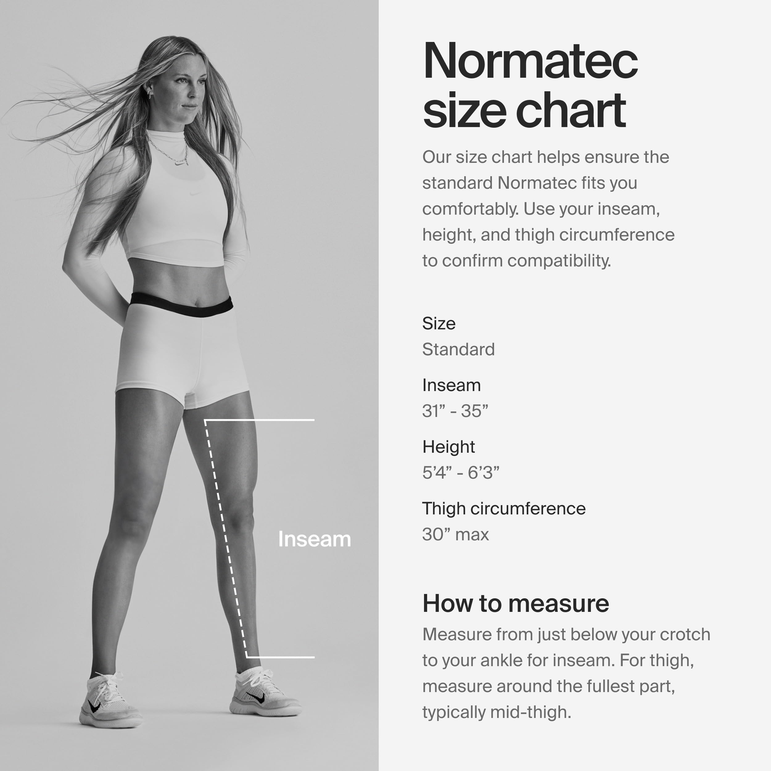 Hyperice Normatec 3 - Recovery System with Patented Dynamic Compression Massage Technology (Normatec 3 Standard Size Legs)