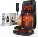 belhope Shiatsu Neck and Back Massager with Heat, 4D Kneading Back Massager for Pain Relief Deep Tissue, Comfortable Back Massage for Chair, Massage Mat for Home, Mother's Day Gifts for Men Women