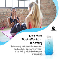 ELEVATE SUPERWATER Premium Hydrogen Water (24 pack). Highest Hydrogen (3-5 PPM) and Lowest -650 ORP. Supports Recovery, Energy, Hydration, Focus, and Endurance. BACKED BY SCIENCE.