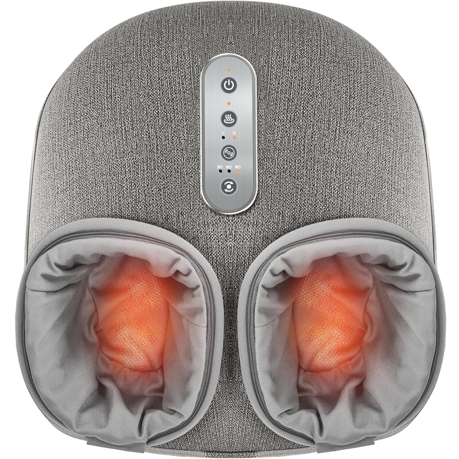 Medcursor Foot Massager with Heat - 2026 Upgraded Shiatsu Deep Kneading Machine, Multi Air Compression Intensity, Smart APP Mobile Remote Control, Feet Massage for Home and Office Use