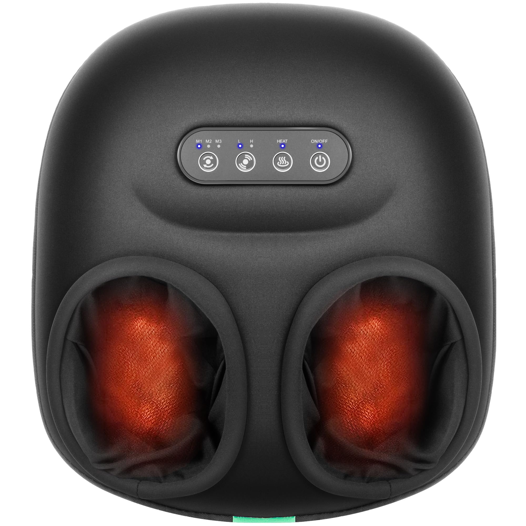 Medcursor Foot Massager with Heat - 2026 Upgraded Shiatsu Deep Kneading Machine, Multi Air Compression Intensity, Smart APP Mobile Remote Control, Feet Massage for Home and Office Use