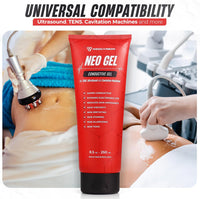 Electrode Conductive Gel for TENS Unit, Doppler Ultrasound Device, Cavitation microcurrent Machine and Replacement Pads, Clear 2 Pack, 250 ml