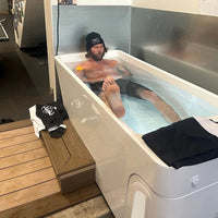 Acrylic Athlete Recovery Cold Plunge 1 HP Chiller WiFi APP Control Ice Bath Tub All-in-One