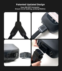 Massager Boots,8 Chambers Electric Sports Recovery Massage Air Compression Boots Therapy Leg Massager Physiotherapy Machine