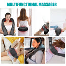 Neck and Shoulder Massager Heated Back Massager U Shape Deep Kneading Electric Massage Pillow For Neck Waist Leg Body