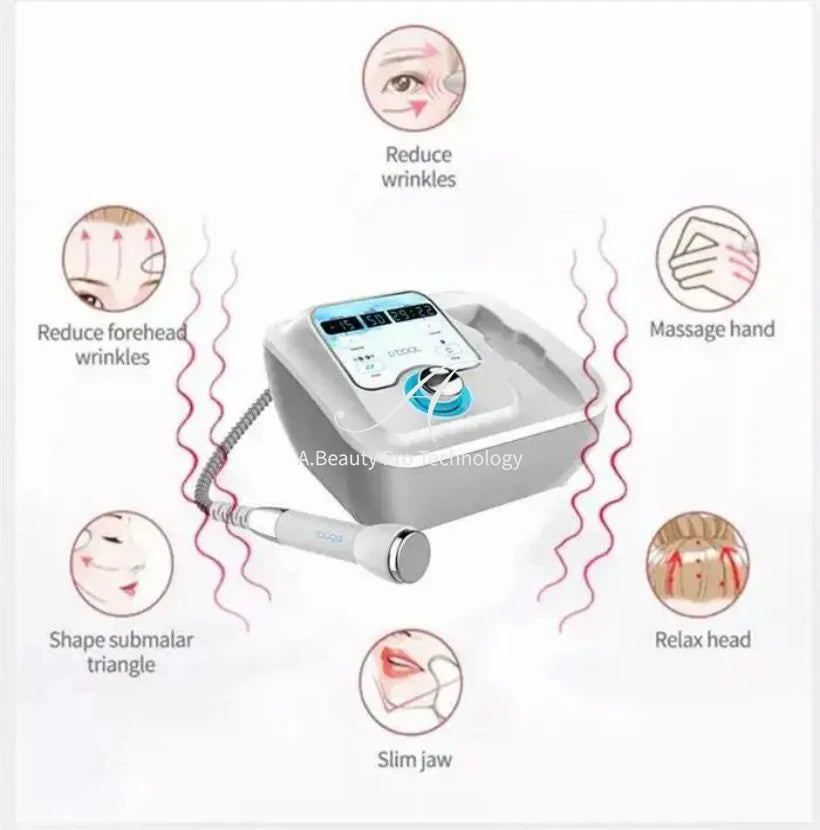 New Cool and Hot Skin Rejuvenation D-Cool Cryo Facial Cooling Massager D-cool Electroporation ION Facial Care Beauty Equipment