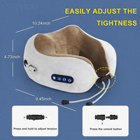Electric Neck & Shoulder Massager — 3D Kneading Shiatsu Pillow with Vibration