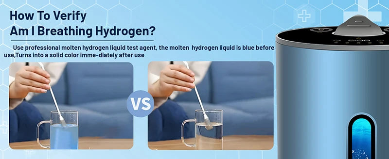 Hydrogen Inhalation Machine 225ml/min PEM Tech Hydrogen Generator 99.99% High Purity Hydrogen Concentrator H2 Oxygen Gas Inhaler