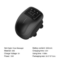 Cordless Heated Knee Massager — Vibration & Heat Therapy for Joint Relief