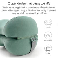 Memory Foam Knee Pillow for Side Sleepers with Straps Soft Leg & Knee Pillow memory foam leg pillow for side sleepers
