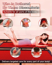 Full Body Red Light Therapy Sleeping Bag 2570 LEDs Red Light Therapy Mat Wavelength LEDs(660nm& 850nm)