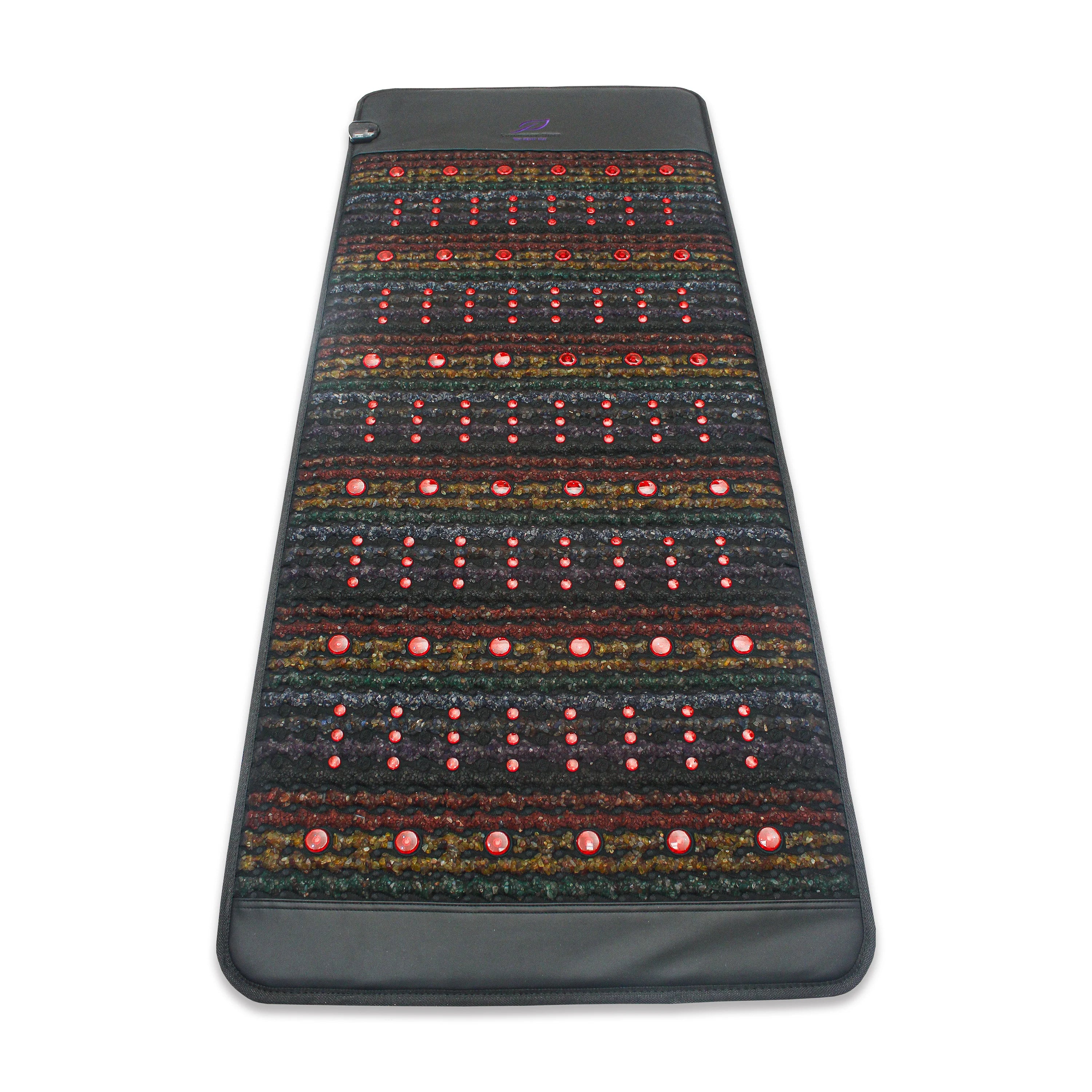 Luxuryade B190 Pemf FlR Infrared Heating Mat Crystal Amethyst Therapy Heating Photon Red Light PEMF Infrared Massage Mattress