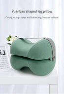 Memory Foam Knee Pillow for Side Sleepers with Straps Soft Leg & Knee Pillow memory foam leg pillow for side sleepers