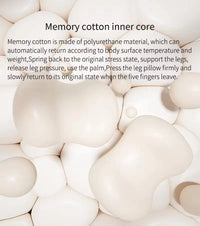 Memory Foam Knee Pillow for Side Sleepers with Straps Soft Leg & Knee Pillow memory foam leg pillow for side sleepers