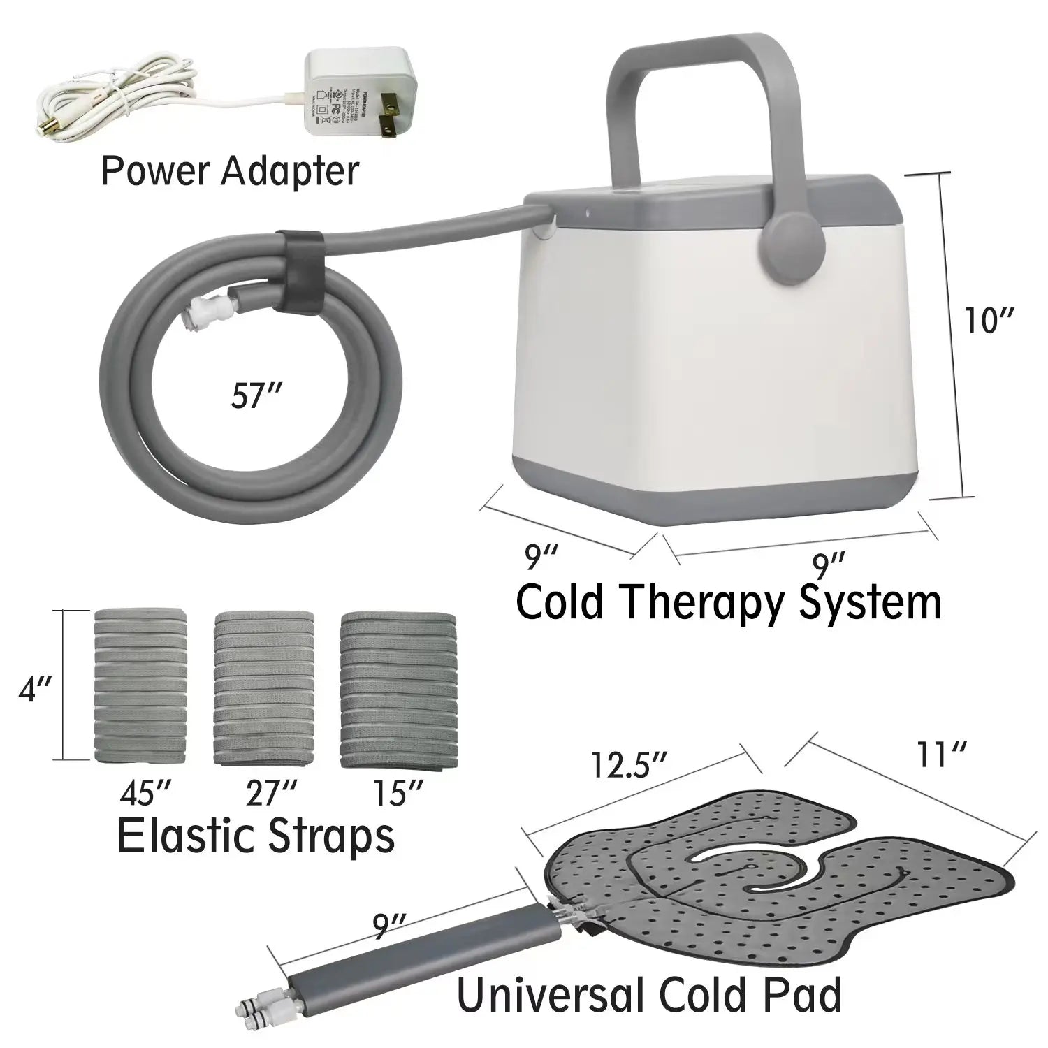 Leg MassagerHome Portable Physiotherapy Leg Cryotherapy Ice Cooler Cryo Cold Water Compression Therapy System Machine Pad