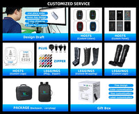 Massager Boots,8 Chambers Electric Sports Recovery Massage Air Compression Boots Therapy Leg Massager Physiotherapy Machine