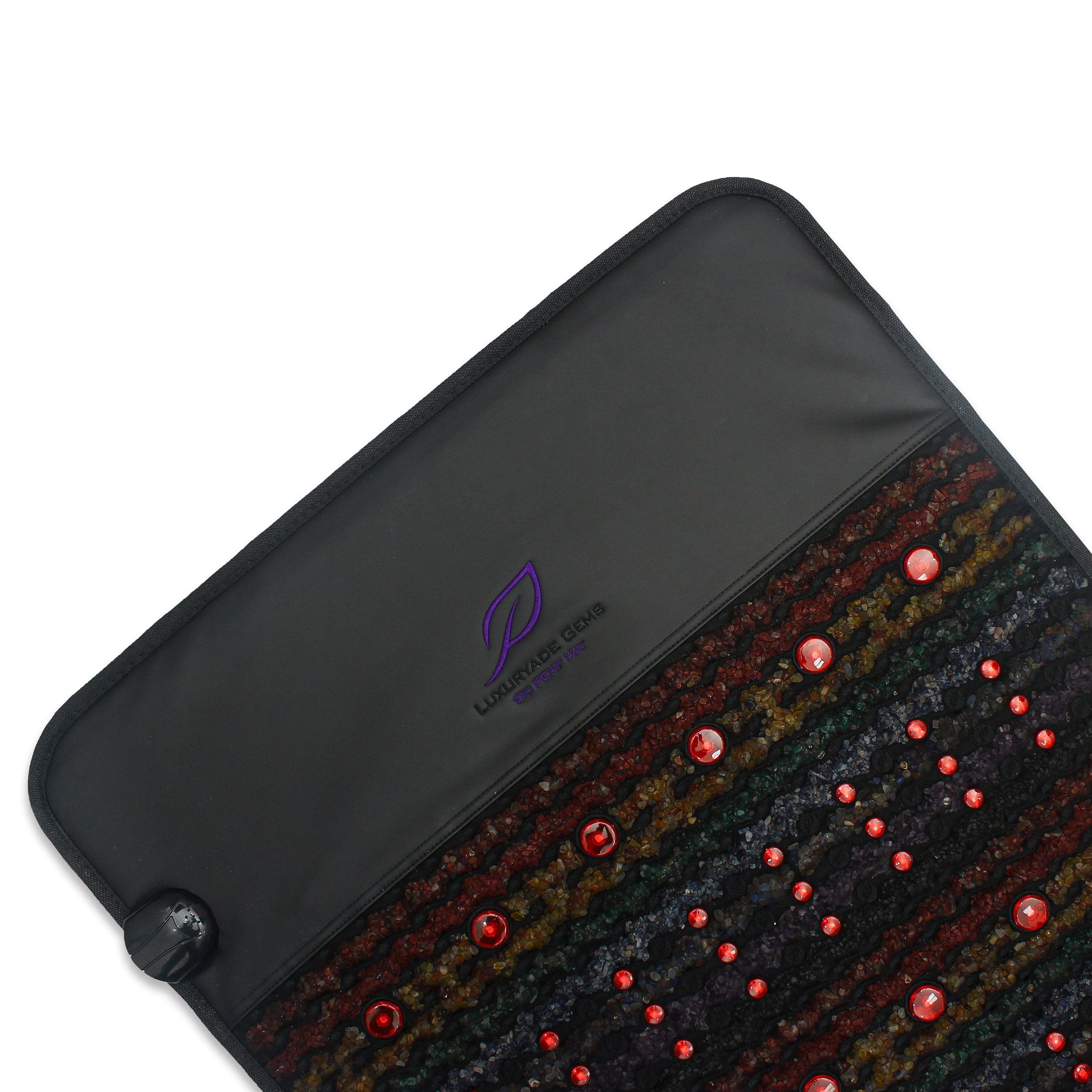 Luxuryade B190 Pemf FlR Infrared Heating Mat Crystal Amethyst Therapy Heating Photon Red Light PEMF Infrared Massage Mattress