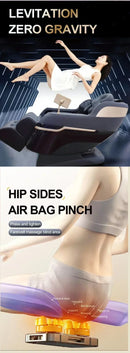 4D SL Tracking Massage Chair, Zero Gravity Recliner Chair, Full Body Airbag Massage Sofa, Office Chair with Touch Screen, 3-Year