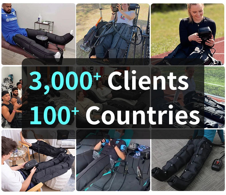 Leg Massager Air Pneumatic Compression Boots Athlete Pump Controller 240mmHg Dropship Therapeutic Leg Recovery Massage Machine