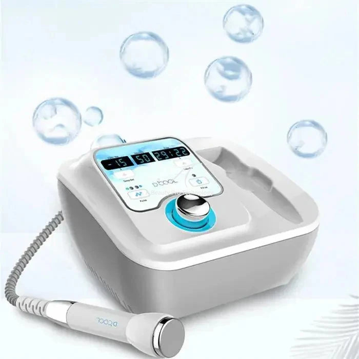 New Cool and Hot Skin Rejuvenation D-Cool Cryo Facial Cooling Massager D-cool Electroporation ION Facial Care Beauty Equipment