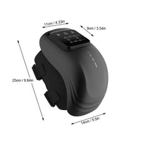 Cordless Heated Knee Massager — Vibration & Heat Therapy for Joint Relief