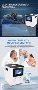 Medical 3000ml Hydrogen Water Generator Hydrogen Inhalation Machine H2 O2 HHO Double Outlet Hydrogen Inhaler Breathing Device
