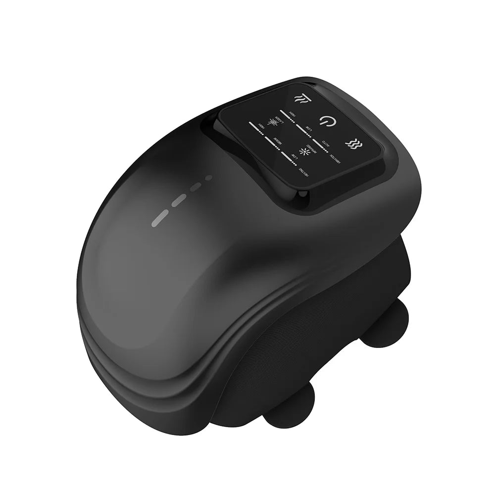 Cordless Heated Knee Massager — Vibration & Heat Therapy for Joint Relief