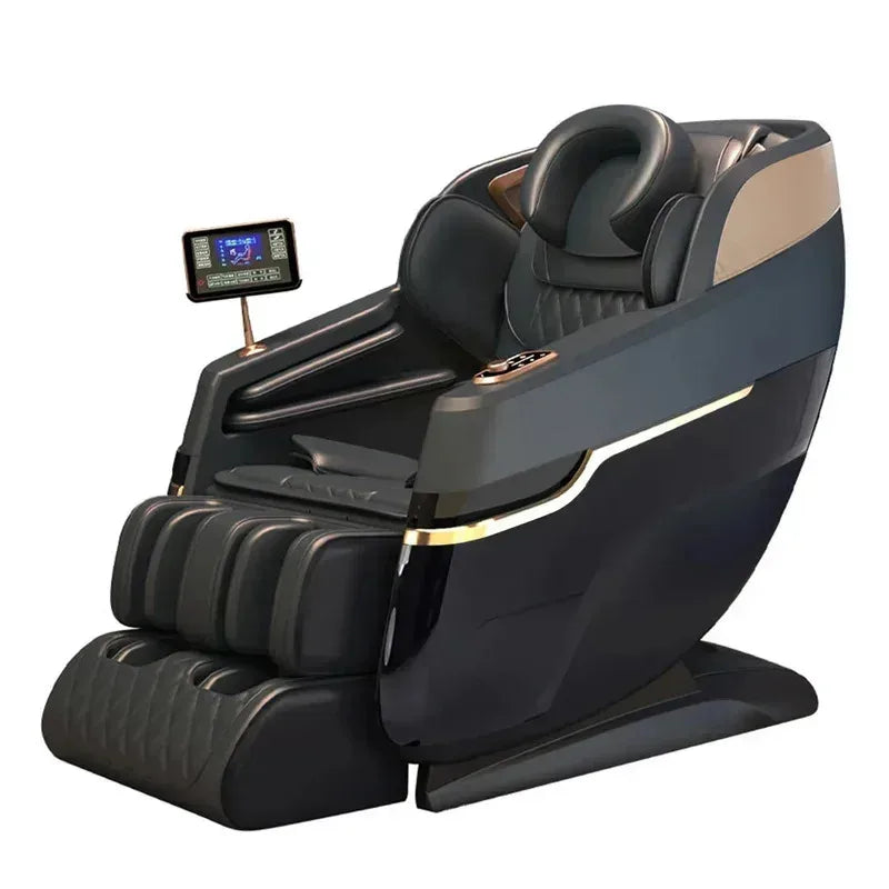 4D SL Tracking Massage Chair, Zero Gravity Recliner Chair, Full Body Airbag Massage Sofa, Office Chair with Touch Screen, 3-Year
