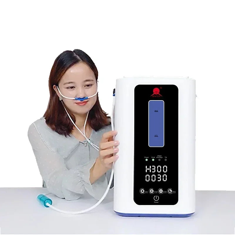Portable Household PEM H2 Inhaler Gas Generation Equipment Molecular Hydrogen Inhalation Machine