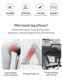 Memory Foam Knee Pillow for Side Sleepers with Straps Soft Leg & Knee Pillow memory foam leg pillow for side sleepers