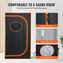 Portable Steam Sauna Tent Full Size 1000W Personal Sauna Blanket W/ Chair