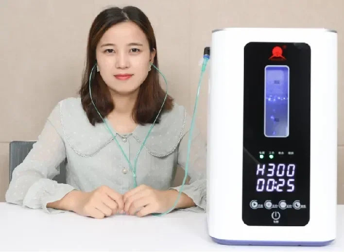 Portable Household PEM H2 Inhaler Gas Generation Equipment Molecular Hydrogen Inhalation Machine