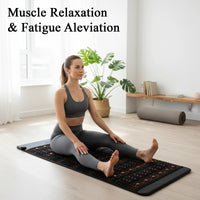 Luxuryade B190 Pemf FlR Infrared Heating Mat Crystal Amethyst Therapy Heating Photon Red Light PEMF Infrared Massage Mattress