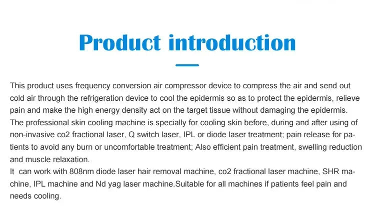 Vertical Pain Relief Cryo Therapy