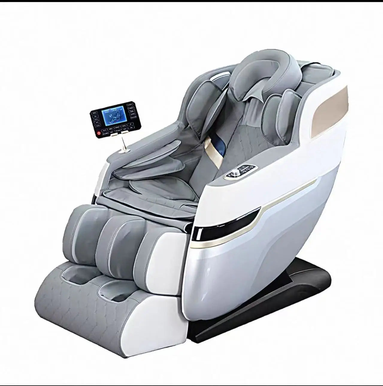 4D SL Tracking Massage Chair, Zero Gravity Recliner Chair, Full Body Airbag Massage Sofa, Office Chair with Touch Screen, 3-Year
