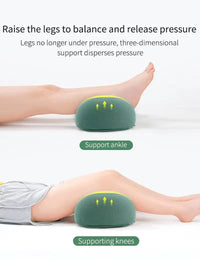 Memory Foam Knee Pillow for Side Sleepers with Straps Soft Leg & Knee Pillow memory foam leg pillow for side sleepers