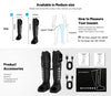 Leg Massager Air Pneumatic Compression Boots Athlete Pump Controller 240mmHg Dropship Therapeutic Leg Recovery Massage Machine