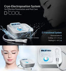 New Cool and Hot Skin Rejuvenation D-Cool Cryo Facial Cooling Massager D-cool Electroporation ION Facial Care Beauty Equipment