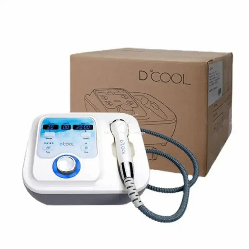 New Cool and Hot Skin Rejuvenation D-Cool Cryo Facial Cooling Massager D-cool Electroporation ION Facial Care Beauty Equipment