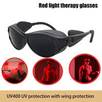 Red LED Infrared Light Protective Glasses Laser Eyes Protection Glasses For Tanning Goggles UV Blocking IPL Laser Safety Glasses