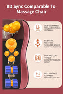 Back Waist Cervical Spine Multifunctional Full Body Neck Shoulder Electric Massage Cushion Household Kneading Shiatsu Massager