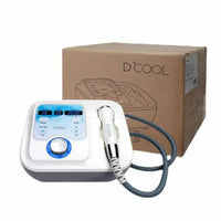 New Cool and Hot Skin Rejuvenation D-Cool Cryo Facial Cooling Massager D-cool Electroporation ION Facial Care Beauty Equipment