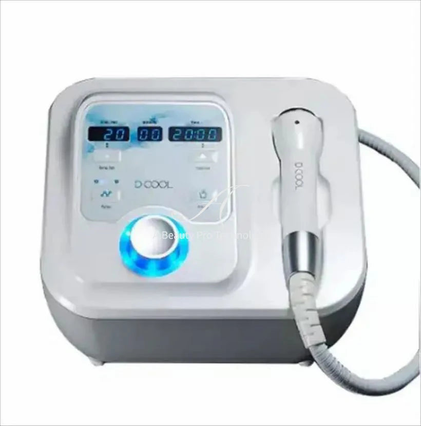 New Cool and Hot Skin Rejuvenation D-Cool Cryo Facial Cooling Massager D-cool Electroporation ION Facial Care Beauty Equipment