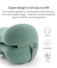 Memory Foam Knee Pillow for Side Sleepers with Straps Soft Leg & Knee Pillow memory foam leg pillow for side sleepers